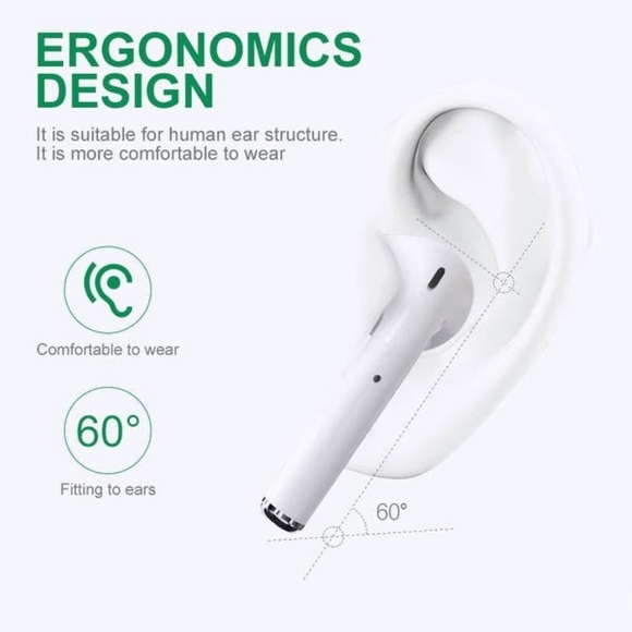 inpods 12 TWS Wireless Bluetooth V5.0 Touch Earphone Stereo Hands-free Headphone - Picture 4 of 11
